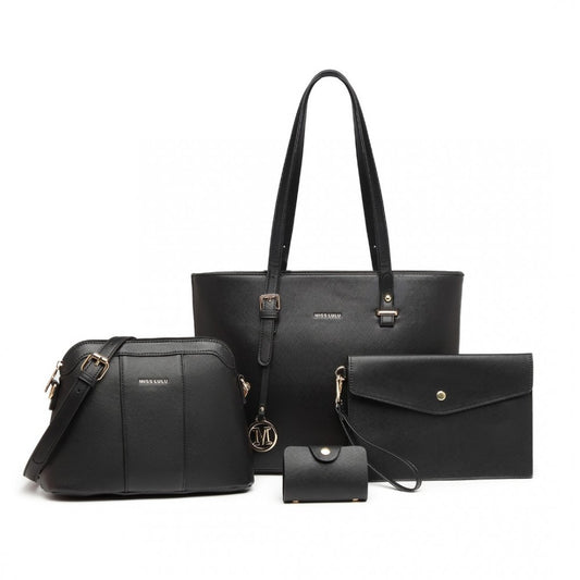 4 Piece Classic Sleek Handbag Set