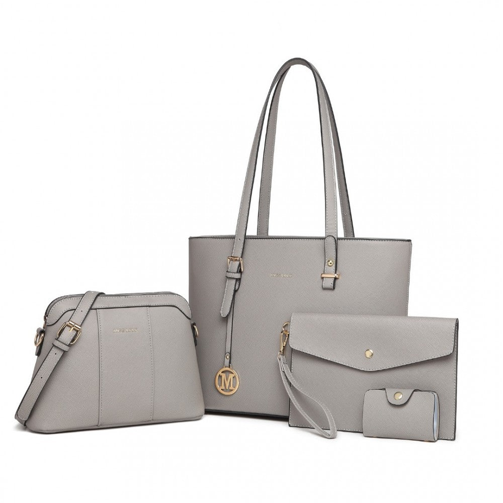 4 Piece Classic Sleek Handbag Set