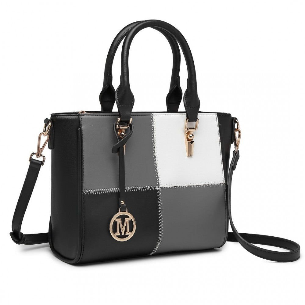 Muti-Colour Combination Handbag Tote Bag